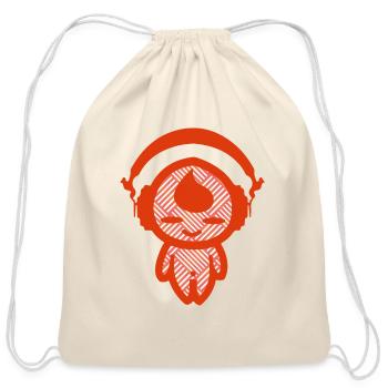 KIDDAIKIDDEE Design No.33 - Cotton Drawstring Bag - natural - Front