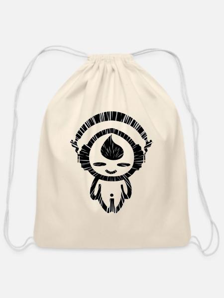 KIDDAIKIDDEE Design No.11 - Cotton Drawstring Bag - natural