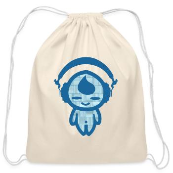 KIDDAIKIDDEE Design No.30 - Cotton Drawstring Bag - natural - Front