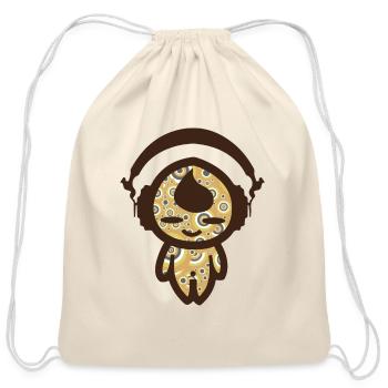 KIDDAIKIDDEE Design No.49 - Cotton Drawstring Bag - natural - Front