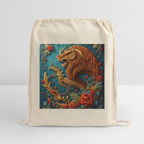 Fantasy souvenirs, regional Mexican designs - Cotton Drawstring Bag
