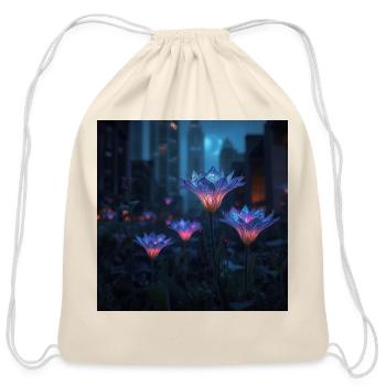 Living Lanterns - Cotton Drawstring Bag - natural - Front