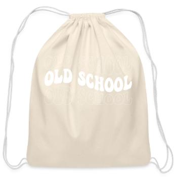 Drôle Old School Groovy 4 Hommes Femmes Cool Old - Sac à cordon en coton - nature - Devant