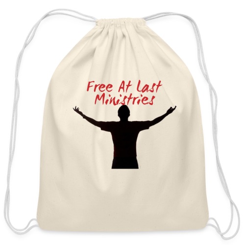 Free At Last Ministries Logo - Cotton Drawstring Bag