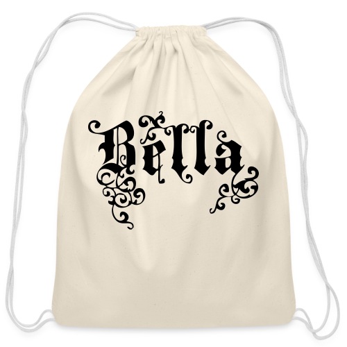 bella_gothic_swirls - Cotton Drawstring Bag