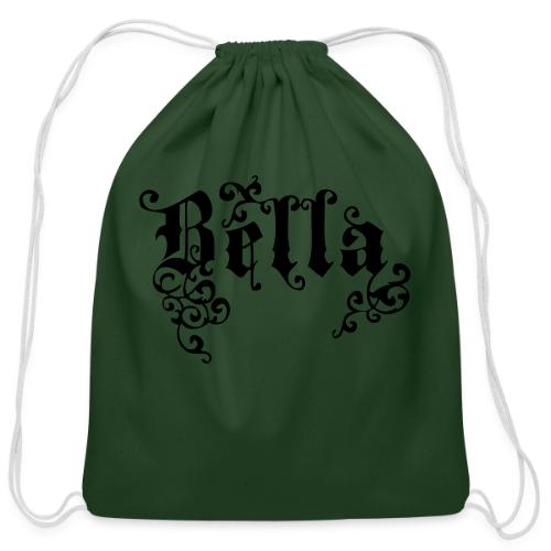 bella_gothic_swirls - Cotton Drawstring Bag