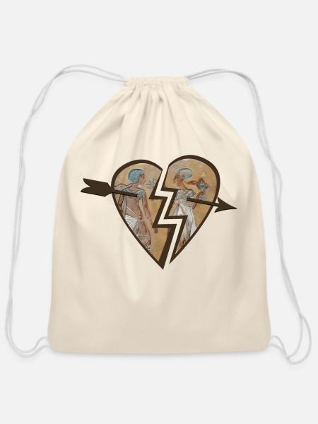 Not Your Love My Queen - Cotton Drawstring Bag - natural