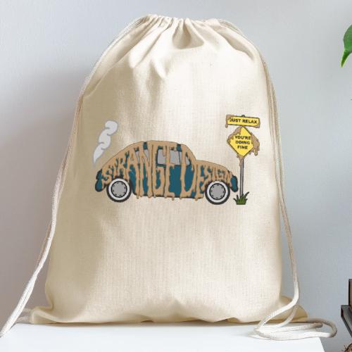 Strange Design - Cotton Drawstring Bag