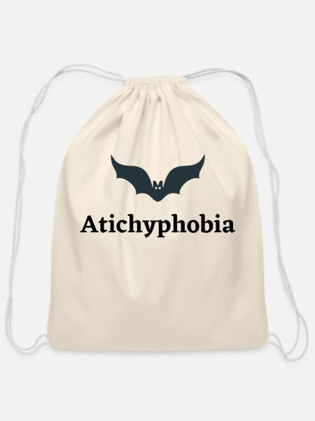 Atychiphobia - Cotton Drawstring Bag - natural