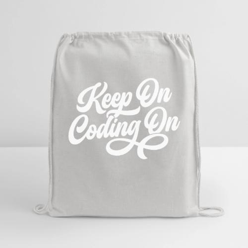 Keep on Coding On! - Cotton Drawstring Bag