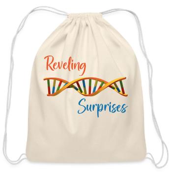 DNA Surprise - Cotton Drawstring Bag - natural - Front