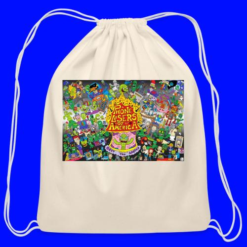 Nik Caesar Poster 10 12 2019 Grey Accent - Cotton Drawstring Bag