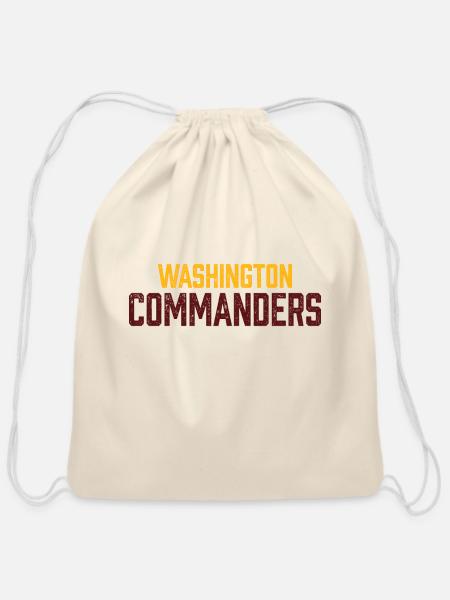 Washington Commanders - Cotton Drawstring Bag - natural