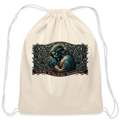 Easter Not My Will Gethsemane T Shirt, Bro Gift - Cotton Drawstring Bag