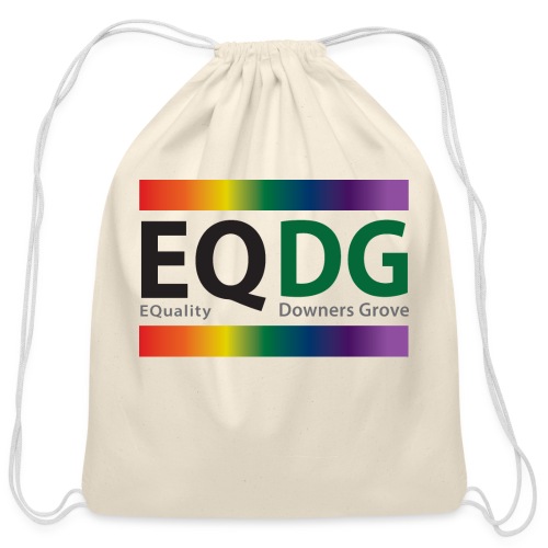 EQDG logo - Cotton Drawstring Bag