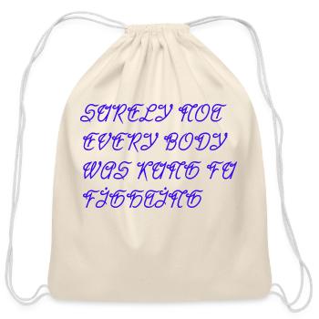 Denim jcket classıc 1998 - Cotton Drawstring Bag - natural - Front