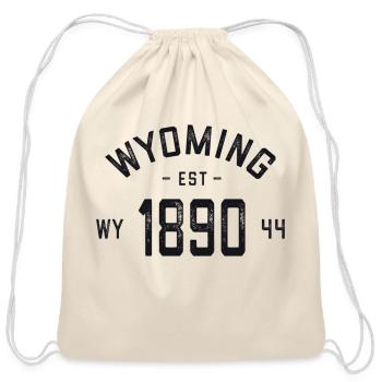 Wyoming Wyoming Wy Usa - Cotton Drawstring Bag - natural - Front