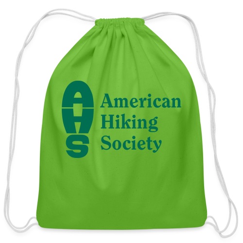 AHS logo green - Cotton Drawstring Bag