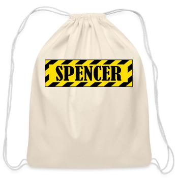 Best For Named Spencer Name - Cotton Drawstring Bag - natural - Front
