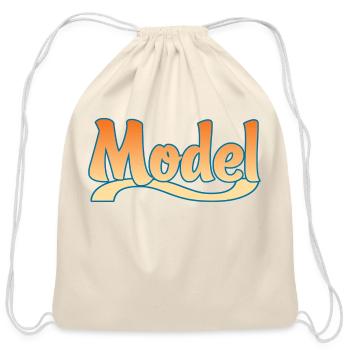 Webcam Model hipster Copy 2 - Cotton Drawstring Bag - natural - Front
