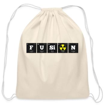 Periodic Elements: FUSiON - Cotton Drawstring Bag - natural - Front