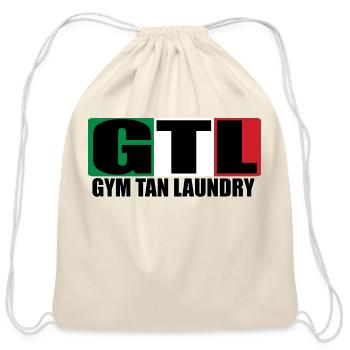 Gym Tan Laundry - Cotton Drawstring Bag - natural - Front