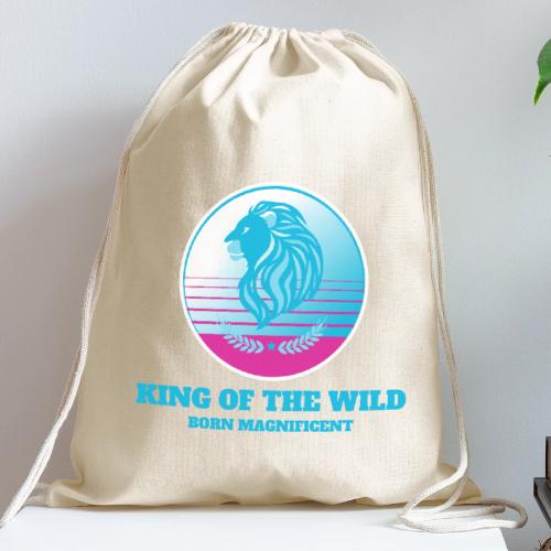 King Of The Wild - Cotton Drawstring Bag