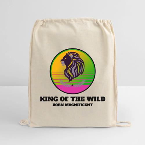 King Of The Wild - Cotton Drawstring Bag