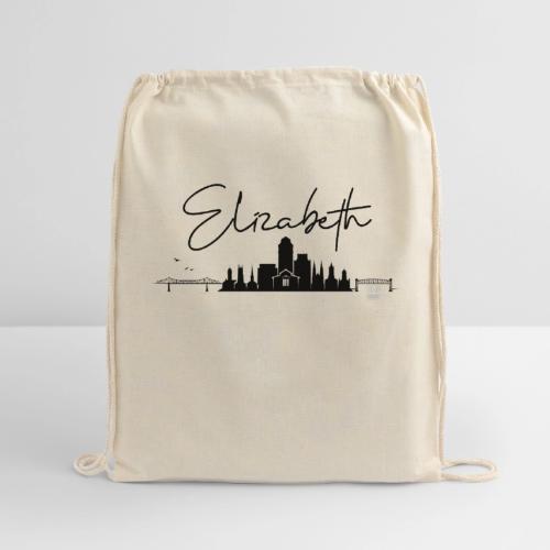 Elizabeth Skyline 01 - Cotton Drawstring Bag