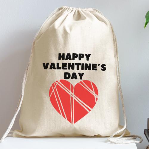 Valentine's Day Fashion February 14, Love Day. - Cotton Drawstring Bag