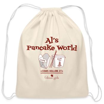 Gilmore Girls Design Al’s Pancake World - Sac à cordon en coton - nature - Devant