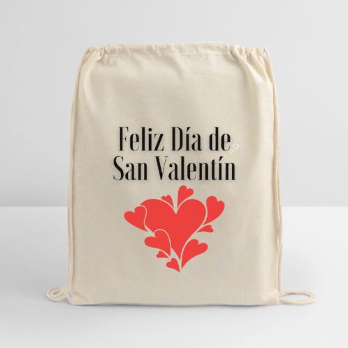 Fashion Happy Valentine's Day Celebrating February - Cotton Drawstring Bag