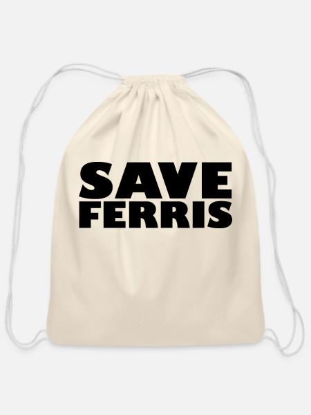 Save Ferris 70s - Cotton Drawstring Bag - natural
