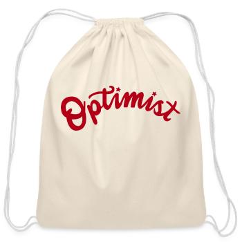 Optimist - Cotton Drawstring Bag - natural - Front
