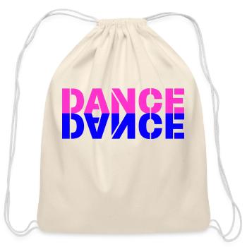 Mirror Dance Design cool - Cotton Drawstring Bag - natural - Front