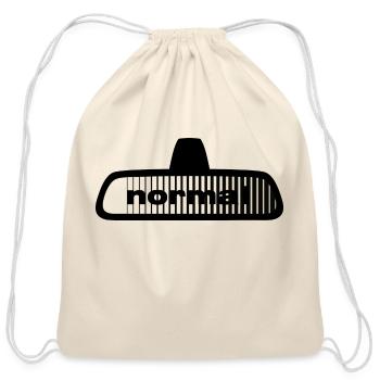 DWX NORMAL REAR MIRROR - Cotton Drawstring Bag - natural - Front