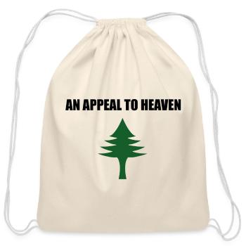 An Appeal to Heaven Flag,the Pine Tree Flag - Cotton Drawstring Bag - natural - Front