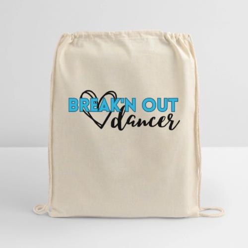 dancer logo - Cotton Drawstring Bag