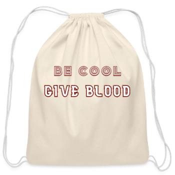 Red Cross - Cotton Drawstring Bag - natural - Front