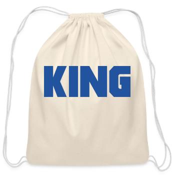 King - Cotton Drawstring Bag - natural - Front