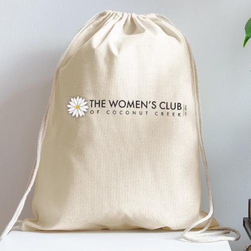 WCLogo Horizontal RGB Black 4000 - Cotton Drawstring Bag