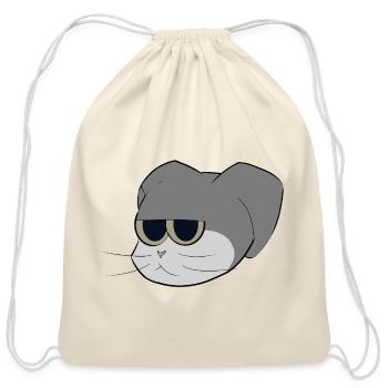 Ketos - Cotton Drawstring Bag - natural - Front