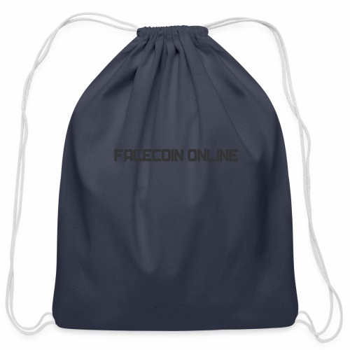 facecoin online dark - Cotton Drawstring Bag