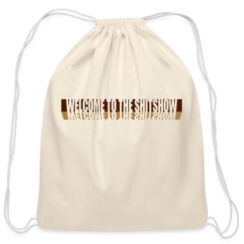 Mirroring welcome shit - Cotton Drawstring Bag - natural - Front