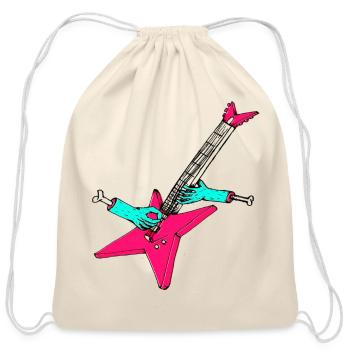 Neon Hands Craft Star Jet - Cotton Drawstring Bag - natural - Front