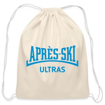 Après-Ski Ultras (Apres Ski / Concave / Blue) - Cotton Drawstring Bag - natural - Front