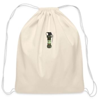 Flash Grenade - Cotton Drawstring Bag - natural - Front