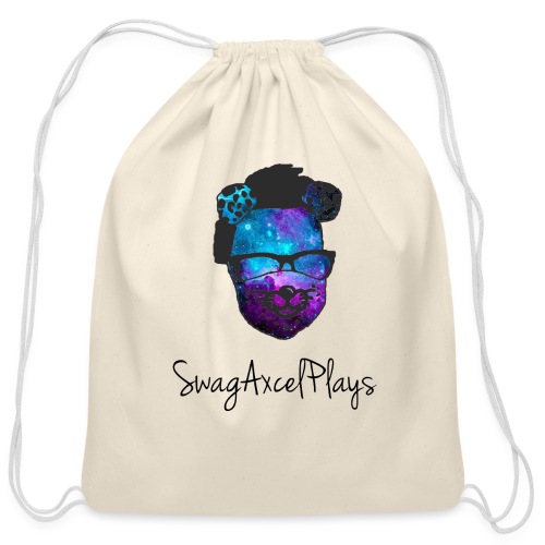 SwagAxcelPlaysV2 Galaxy - Cotton Drawstring Bag