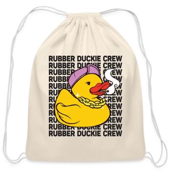 Rubber Duck Rubber Duckie Crew - Cotton Drawstring Bag - natural - Front