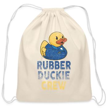 Rubber Duck Rubber Duckie Crew - Cotton Drawstring Bag - natural - Front